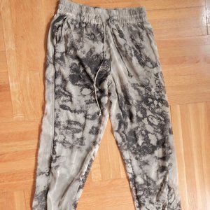 Religion Chiffon Jogging Pants Splatter